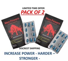 Male Enhancement Power Stamina Rock Hard Performance Powerfull 10 Pills X2PC