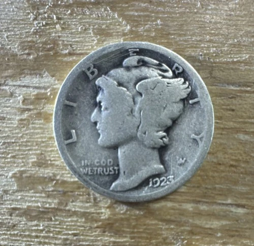 1923 Mercury Dime Silver 10C Circulated US Coin Business Strike Uncertified