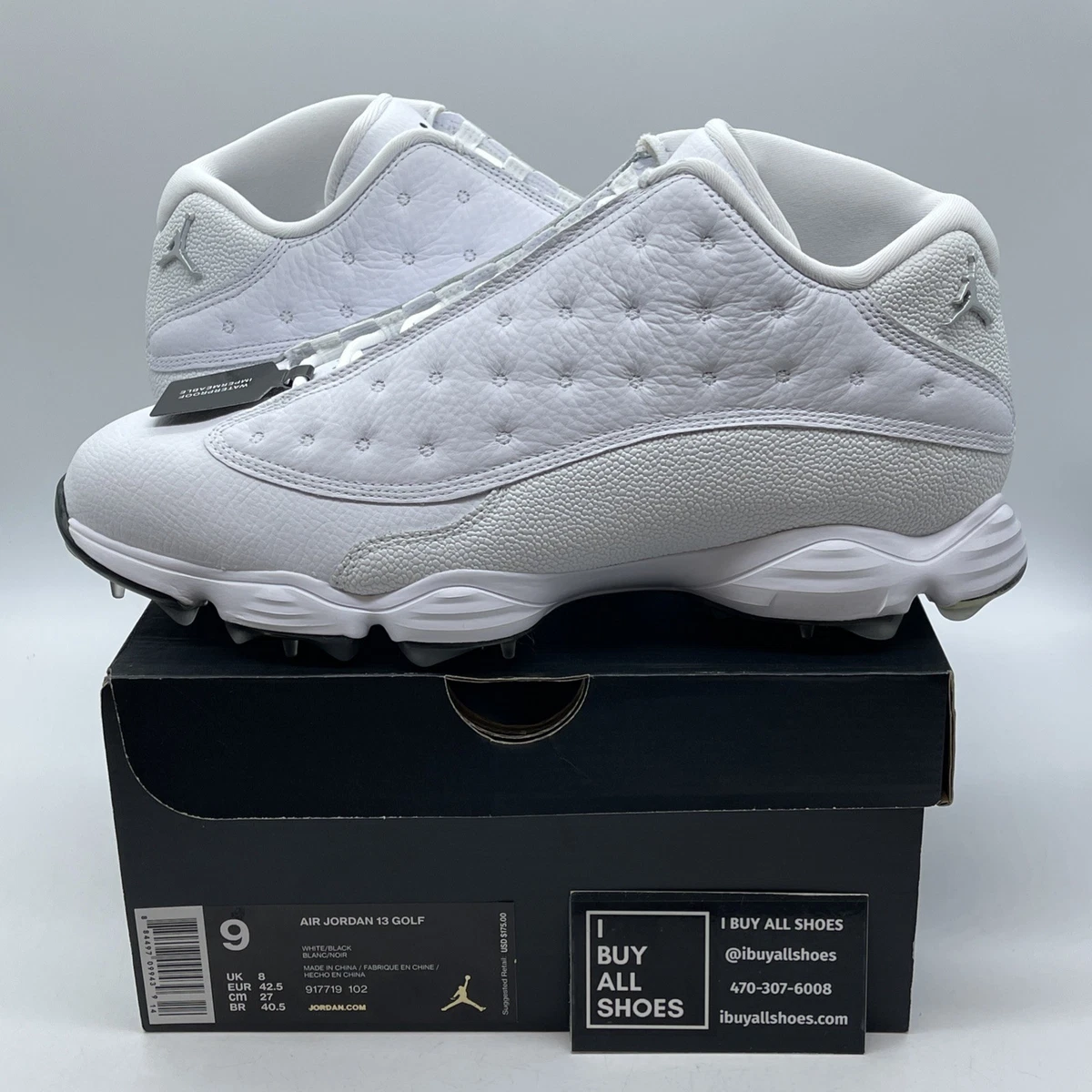 Jordan 13 Golf White Metallic | eBay