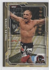 2014 Topps UFC Champions Gold Champions Predictor /25 Thales Leites #143