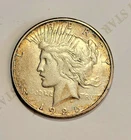 1925-S Peace Silver Dollar, Key Date, VF++  CHEAP - C9926