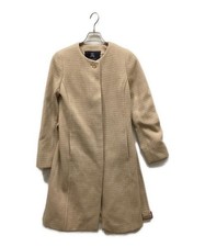 BURBERRY LONDON Cashmere No Collar Coat