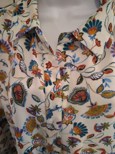 Cynthia Rowley Tunika Oberteil Damen Gr. 1X leichter mehrfarbiger Pullover Bluse - Bild 5 von 13