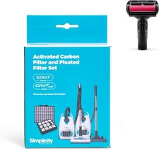 Simplicity Vacuums Scout Vacuum Filter and Pet Hair Upholstery Vacuum Tool to