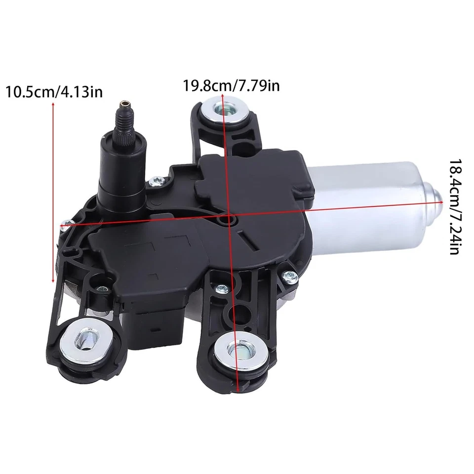 For Skoda Octavia MK3 Hatchback 2013-2019 Rear Windscreen Wiper Motor 5E5955711 - Image 4 of 4