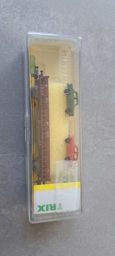 Spur N, Minitrix 91050, Rms mit Trabbis | Condition: Gebraucht