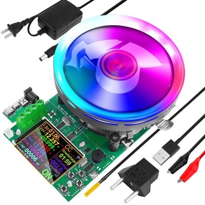 Battery Load Tester - 180W 200V 20A USB Load Tester 4-Wire System Adjustable ...