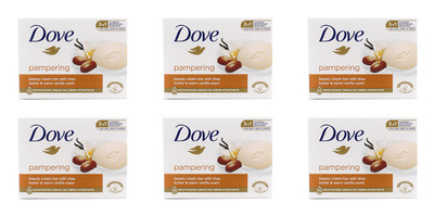 Dove Pampering Beauty Cream Bar Seife , 6x90g EAN8720182262417