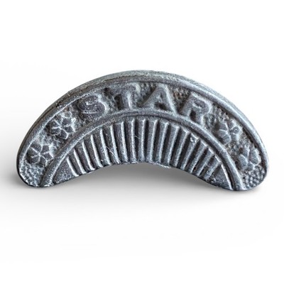 Vintage Metal Star Boot Shoe Heel Protector Plate Cap England E335