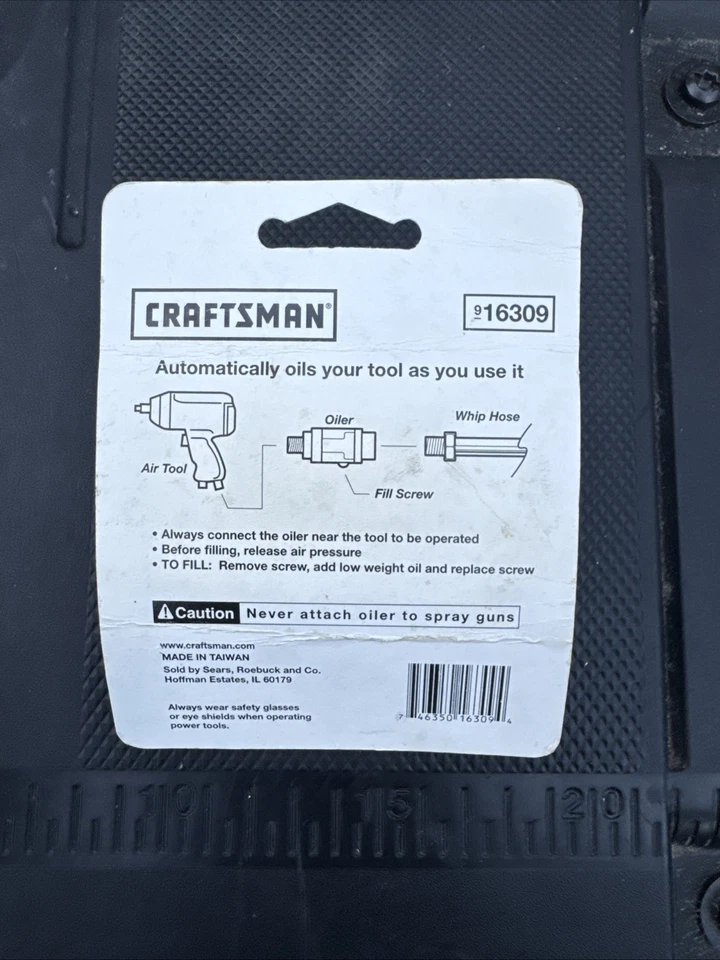 Sears Craftsman Nos Air Tool Oiler 1/4” NPT Thread 16309 Foto 4 de 4