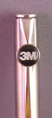 Parker Insignia Brushed Stainless Steel Ball Pen-Black 3M logo