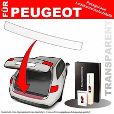 Lackschutzfolie Ladekantenschutz f&uuml;r Peugeot 1007 BJ 2005-2009 Transparent