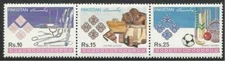 Pakistan - 1992 3v.  MNH Industries Artcrafts Sport Goods Surgical Instruments