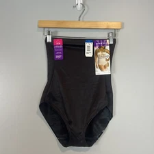 Naomi & Nicole Hi-Waist Shaping Brief 1X Unbelievable Comfort Plus New 7775