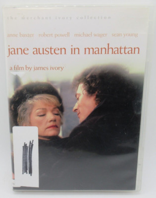 JANE AUSTEN IN MANHATTAN - MERCHANT IVORY COLLECTION DVD MOVIE, ANNE BAXTER, ROB