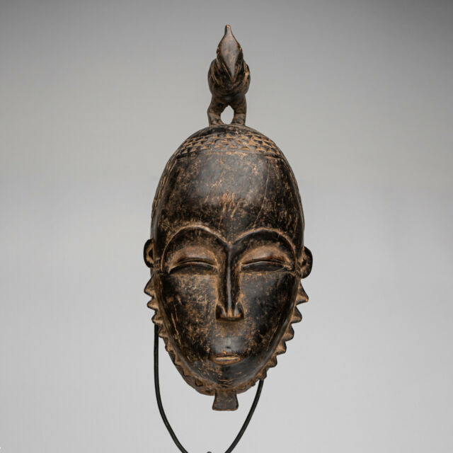 DE0412 Baule Maske alt Afrika / Masque baoule ancien / Tribal baule mask