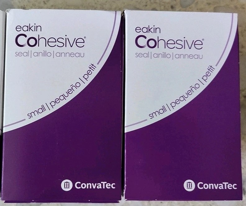 2 Schachteln à 20 Convatec +10 Extra = 50 Eakin kohäsive Sm formbare Dichtungen 1-7/8