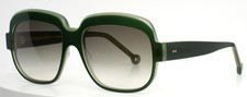 NATHALIE BLANC Sonia 435 Green Womens Square Gradient Sunglasses 57-17-145 B:46