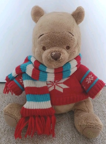 Plush Soft Toy Disney Winnie The Pooh Sitting 30cmx26cm - Picture 1 of 8