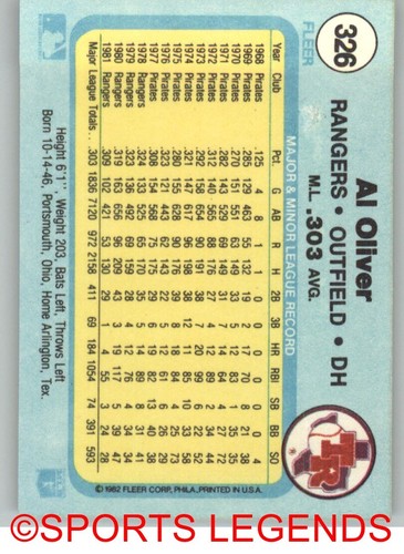 1982 Fleer MLB #301-400 - Picture 53 of 201