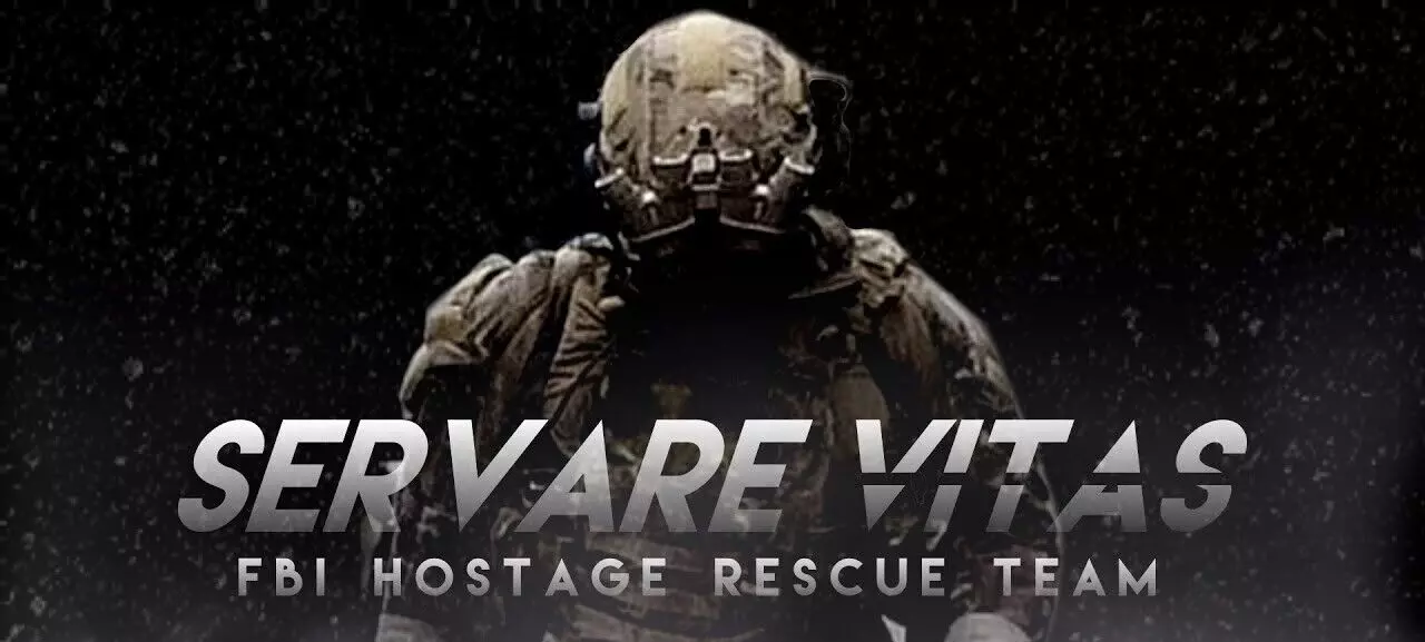 FBI HOSTAGE RESCUE TEAM HRT TO SAVE LIVES vêlkrö 2-PATCH