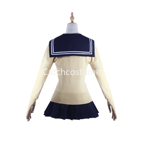 My Boku no Hero Academia Himiko Toga Cosplay Costume Wig JK High School Uniform - Picture 8 of 15