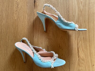 Very demure-- very delicate! Vintage Dolce & Gabbana suede and