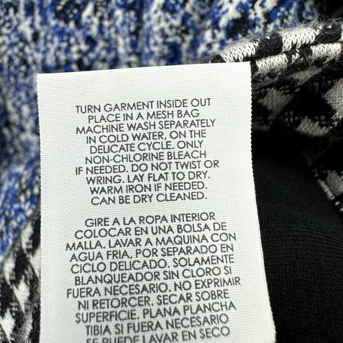 Chaqueta Cabi Club Mujer Blazer Manga 3/4 Borde Pata de Gallo #5294 Azul Negro M - Imagen 9 de 9