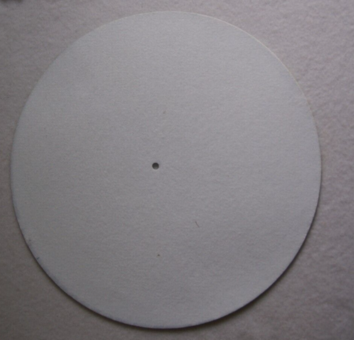 Brothel Token SLIPMAT DJ TURNTABLE x1 One Cent/ C*nt Vinyl Anti-Vibration 12" - Picture 2 of 2