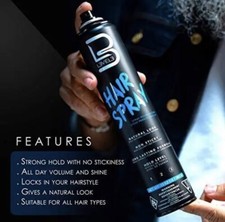 L3 Level 3 Hair Spray - Long Lasting and Strong Hold Hair Spray