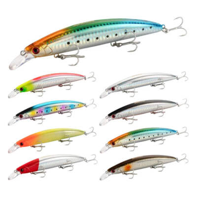 Johncoo Fishing Lure Jerkbait 130mm 23g Floating Wobbler Long Casting Minnow For