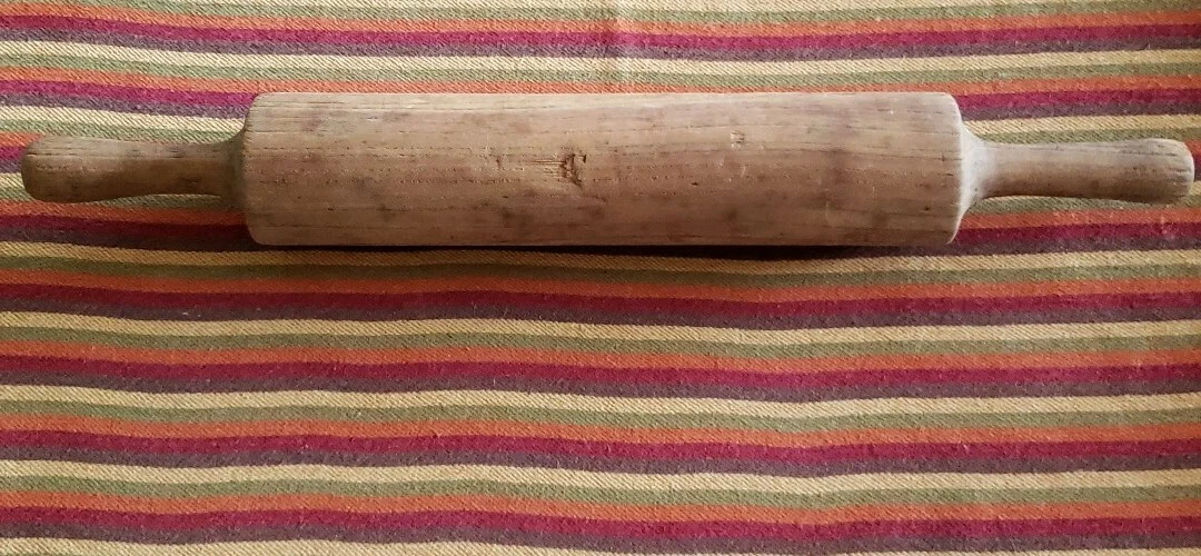 Homemade Hardwood Rolling Pin ~ 18" x 2.25" ~ Rustic/Primitive Country Decor ~ 8