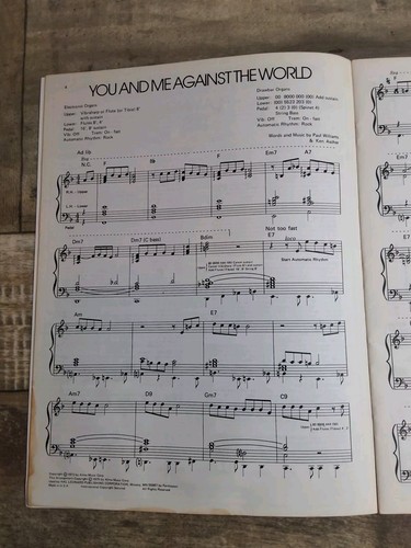 Sunset & Memories 1975 Orgel Noten Liederbuch Hal Leonard Candy Man - Bild 3 von 8