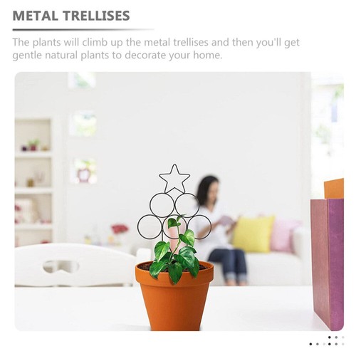 4 Pcs Plant Climbing Frame tendance Cucumber Trellis Garden Horticultural Flower Shaped