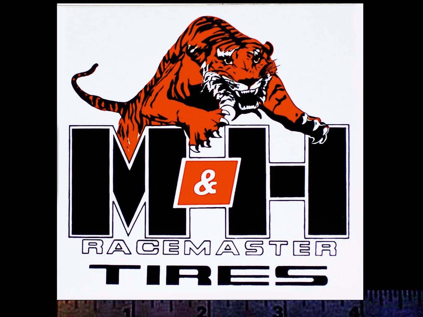 M & H Racemaster Tires - Original Vintage 1960's 70's Racing Decal ...
