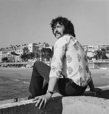 Gilles Dreu at the Midem show in Cannes in January 1973 Old Historic Photo