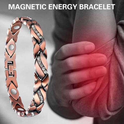 Bracciali Ultra Magnetici Foglie di Rame Puro Braccialetto Magnetico per San Valentino - Foto 4 di 23