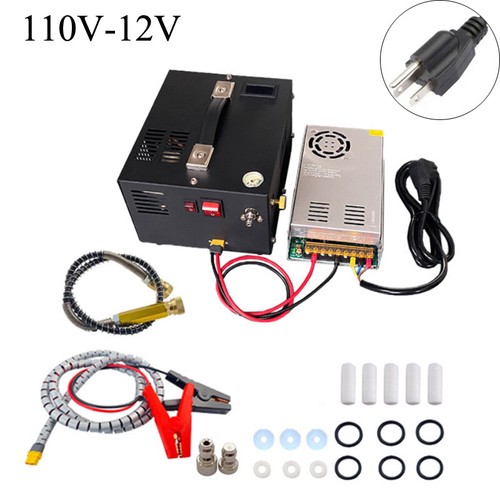 New 110V/220V Transformer High Pressure PCP Air Compressor For Airgun Air Rifle - 第 1/6 張圖片