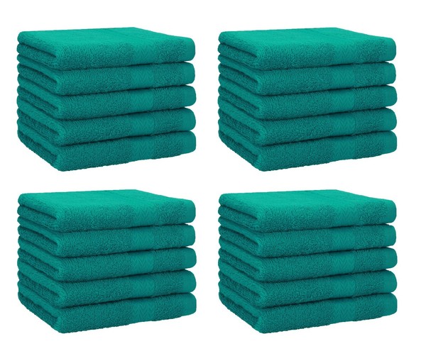 Betz 20 StüCk GäStehandtüCher Premium 100% Baumwolle 30X50 Cm SmaragdgrüN-image