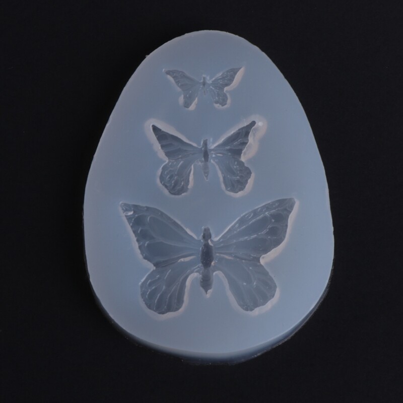 Cartoon for Butterfly Charms Making Molds Crystal Epoxy Resin Jewelry Casting Mo