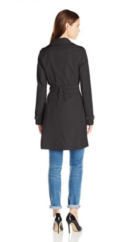 TAHARI NEW LAURIE WOMEN CLASSIC DOUBLE BREASTED TRENCH COAT SIZE M MSRP $220 - Picture 2 of 10