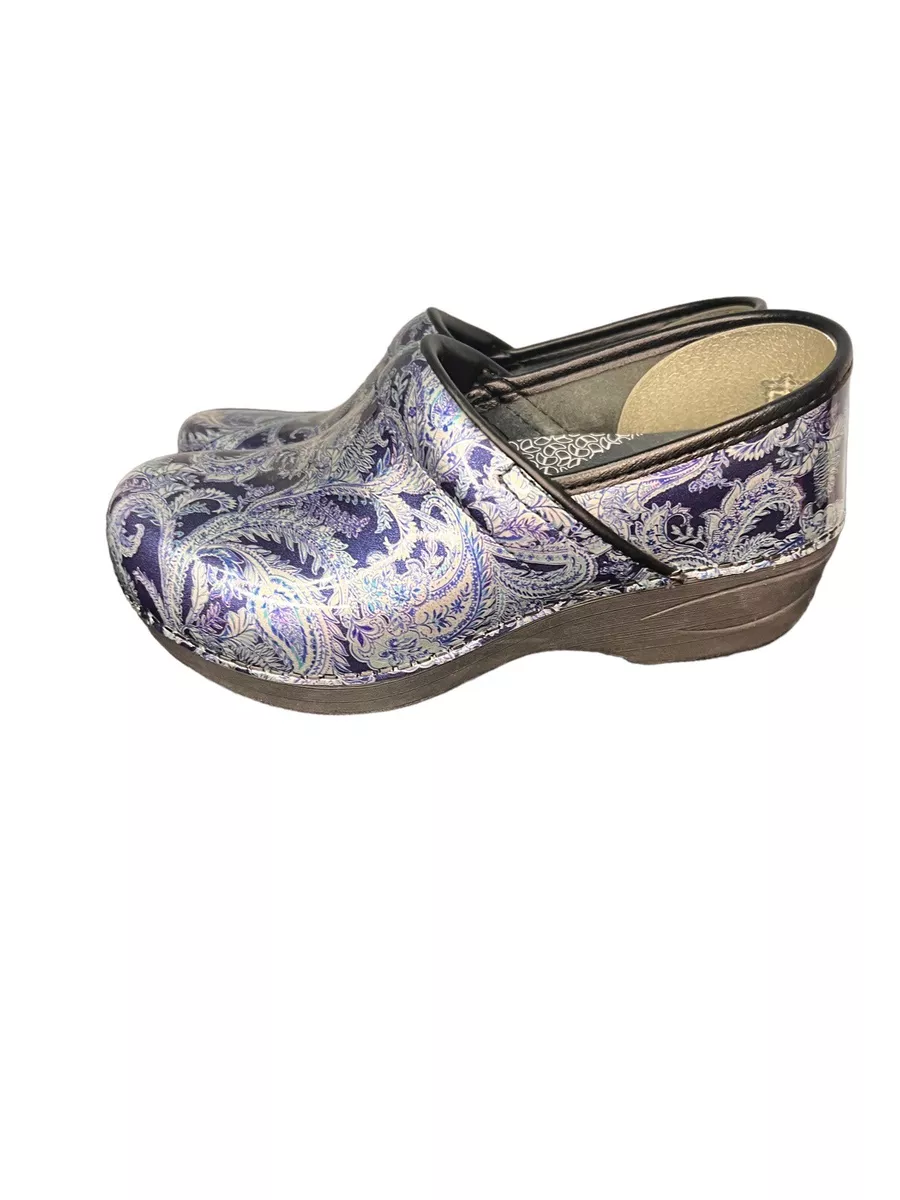 Dansko grey sales paisley patent