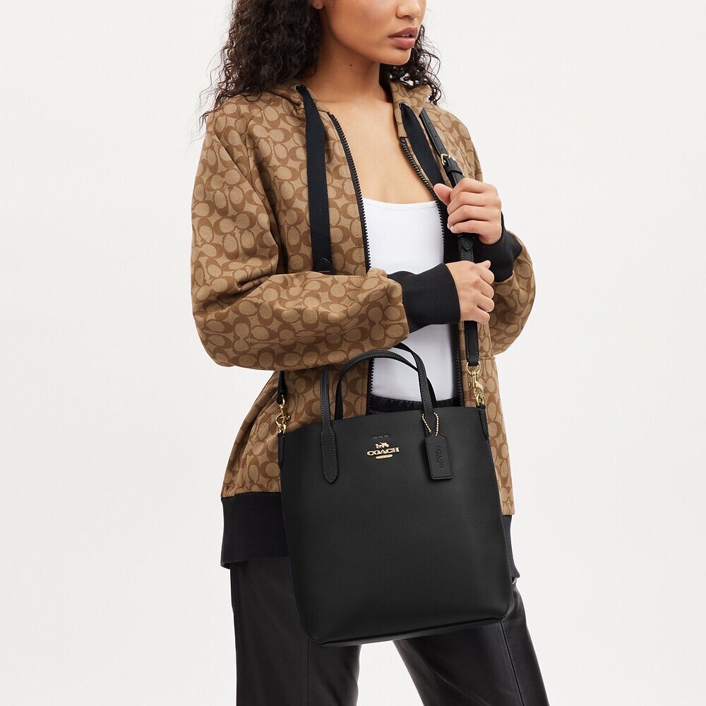 COACH Small Thea Tote Bag Thea トートバッグ スモール CP036 COACH CP036 THEA SMLL TOTE BAG CROSSBODY NWT BLACK | eBay