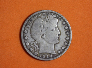 1914-S Barber Half Dollar #P13772