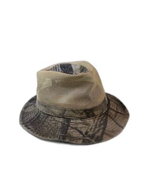 Stetson vintage fedora mesh hat cap made in usa medium camo