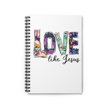 Love Like Jesus Spiral Journal - Ruled Line