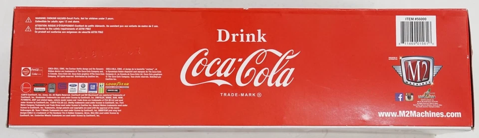 M2 Machines Coca-Cola 50's Soda Fountain Truck W/ Car 1:64 Die Cast Chase LE 750 - Image 4 of 4
