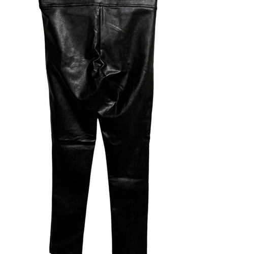 NWT Tractr jeans Girl size 16 Black Skinny Faux Leather Pants Stretch CEY-C - Picture 4 of 8