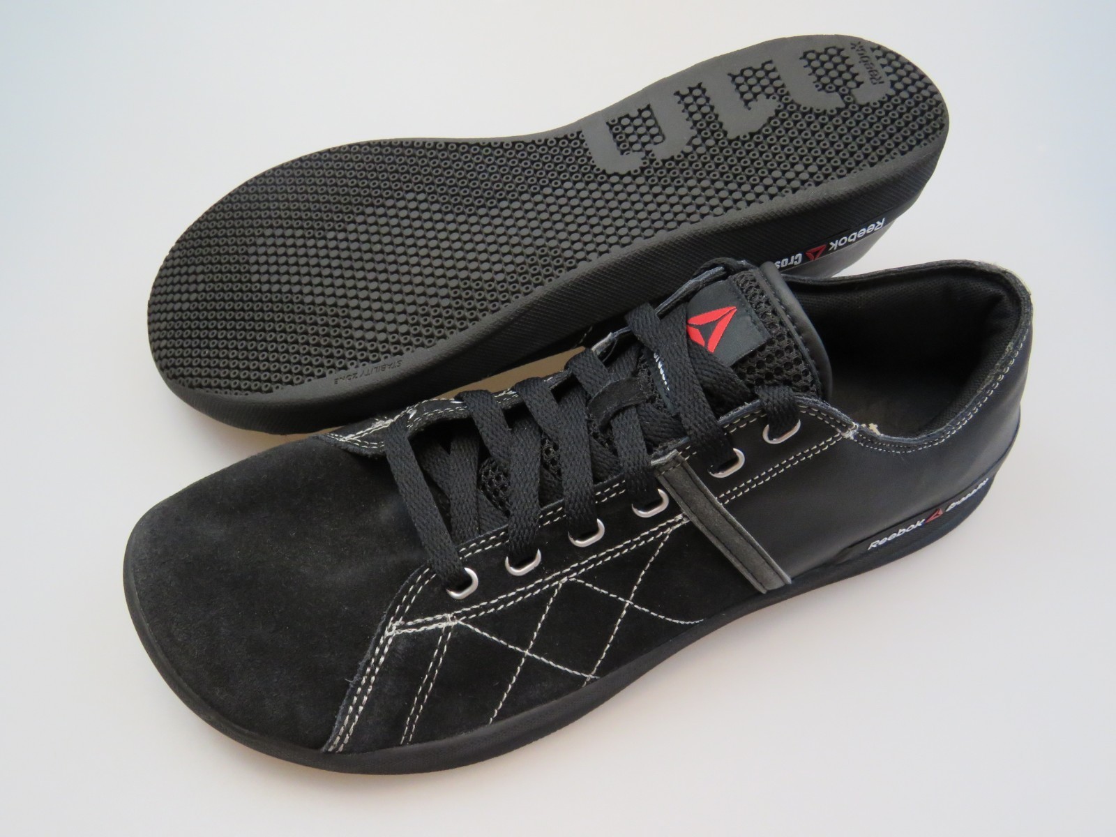 Reebok Crossfit Lite Lo TR Mens 11.5 Black Suede Leather Weight Training Shoes Reebok Crossfit Lite Lo TR Mens 11.5 Black Suede Leather Weight Training Shoes