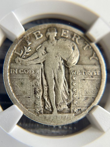 1917-d Standing liberty Quarter VG10 (lot#mc6p4x2) - Picture 2 of 3